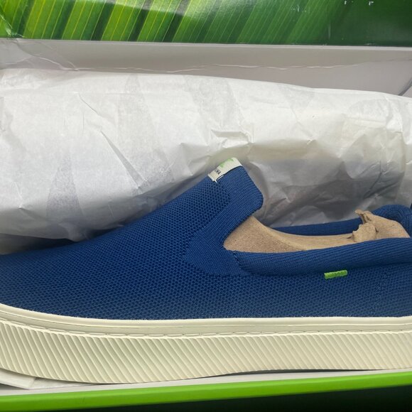 Cariuma Slip On Knit Sneakers Mineral Blue US Womens 13/Men's 11.5 Sustainable - Picture 3 of 7